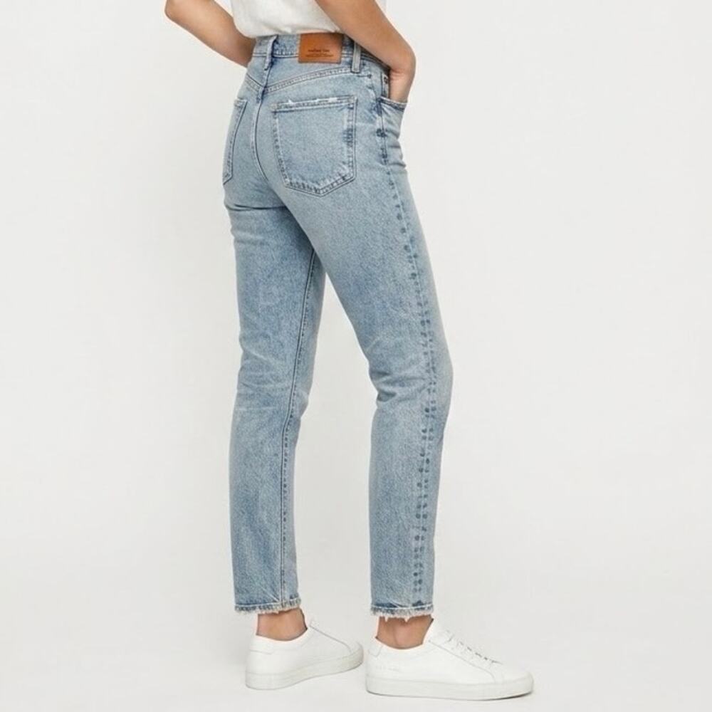 MOUSSY Vintage MVS Skinny Jeans Light Wash High Rise Japanese Denim Size 26